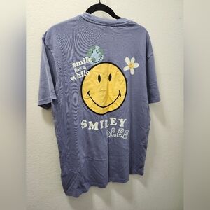 Cotton:On Mens Smiley Loose Fit T-Shirt Short Sleeves‎ Medium